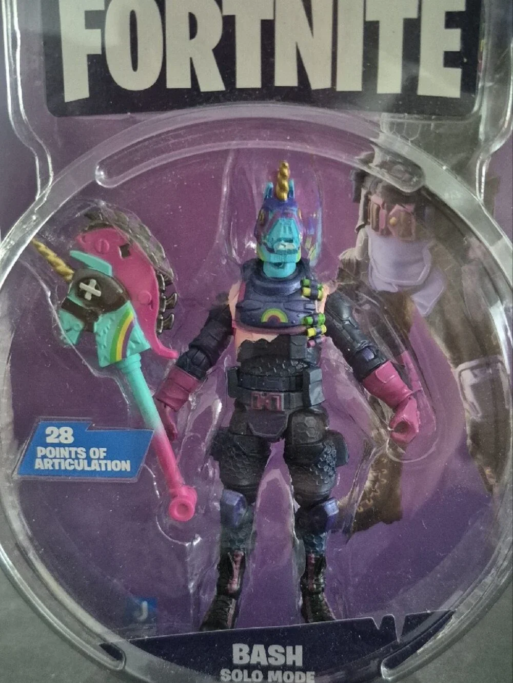 Fortnite Bash Action Figure – Purple & Pink
